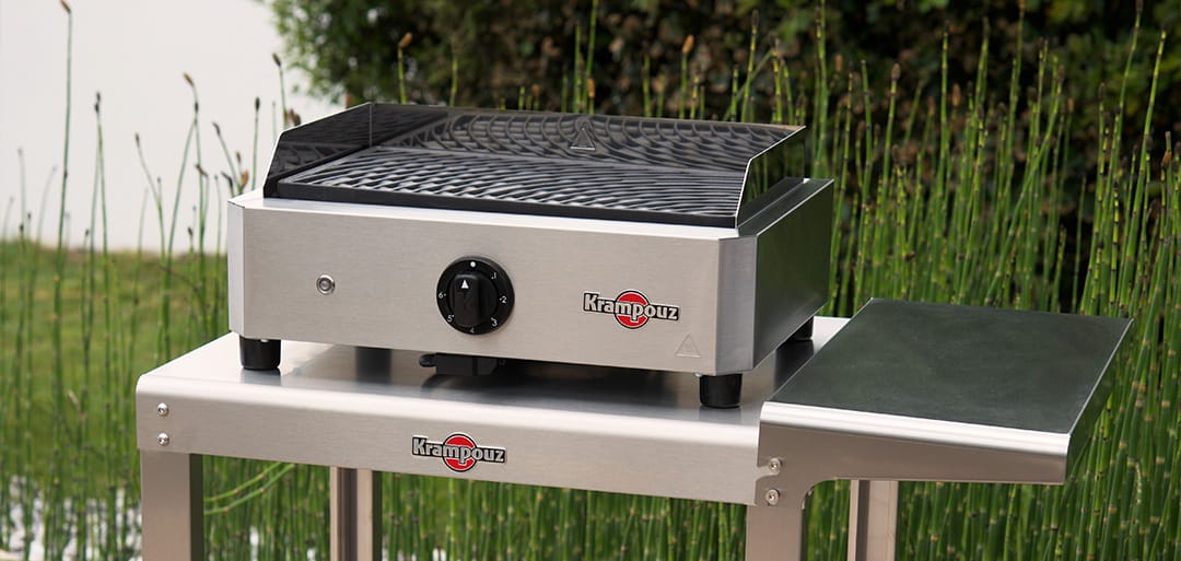 GRILL ELECTRIQUE KRAMPOUZ MYTHIC 400X250 - 1700W