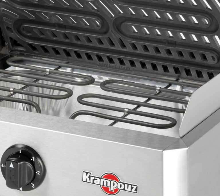 Grill Electrique Mythic Simple Inox/Noir 1,7kW 6 personnes