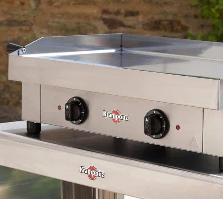 Krampouz Duo K Barbecue/Plancha - électrique- 8 pers - TINY WOOD