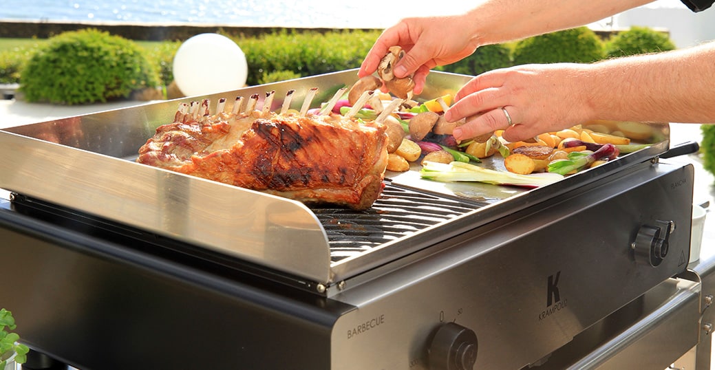 Accessoire barbecue et plancha Krampouz Pince de cuisine en inox