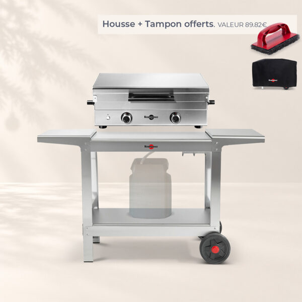 Pack • Plancha Club gaz + Chariot Plein Air